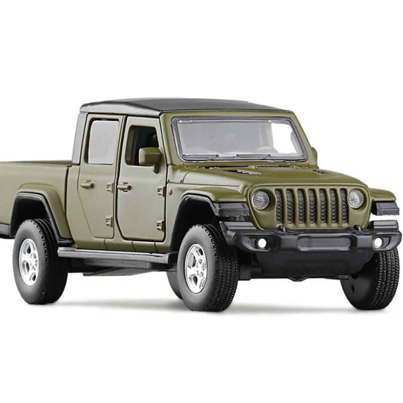 1/36 Red Jeep Wrangler Rubicon Diecast Model 11 1/36 Red Jeep Wrangler Rubicon Diecast Model - Image 11