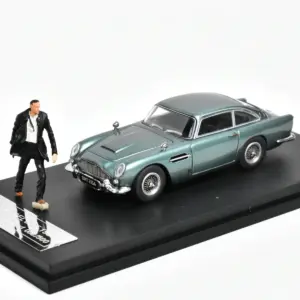 DB5 Diecast Model Car 1:64 Scale Black 12 S6acf52ae16a34c3b968a209385289577j