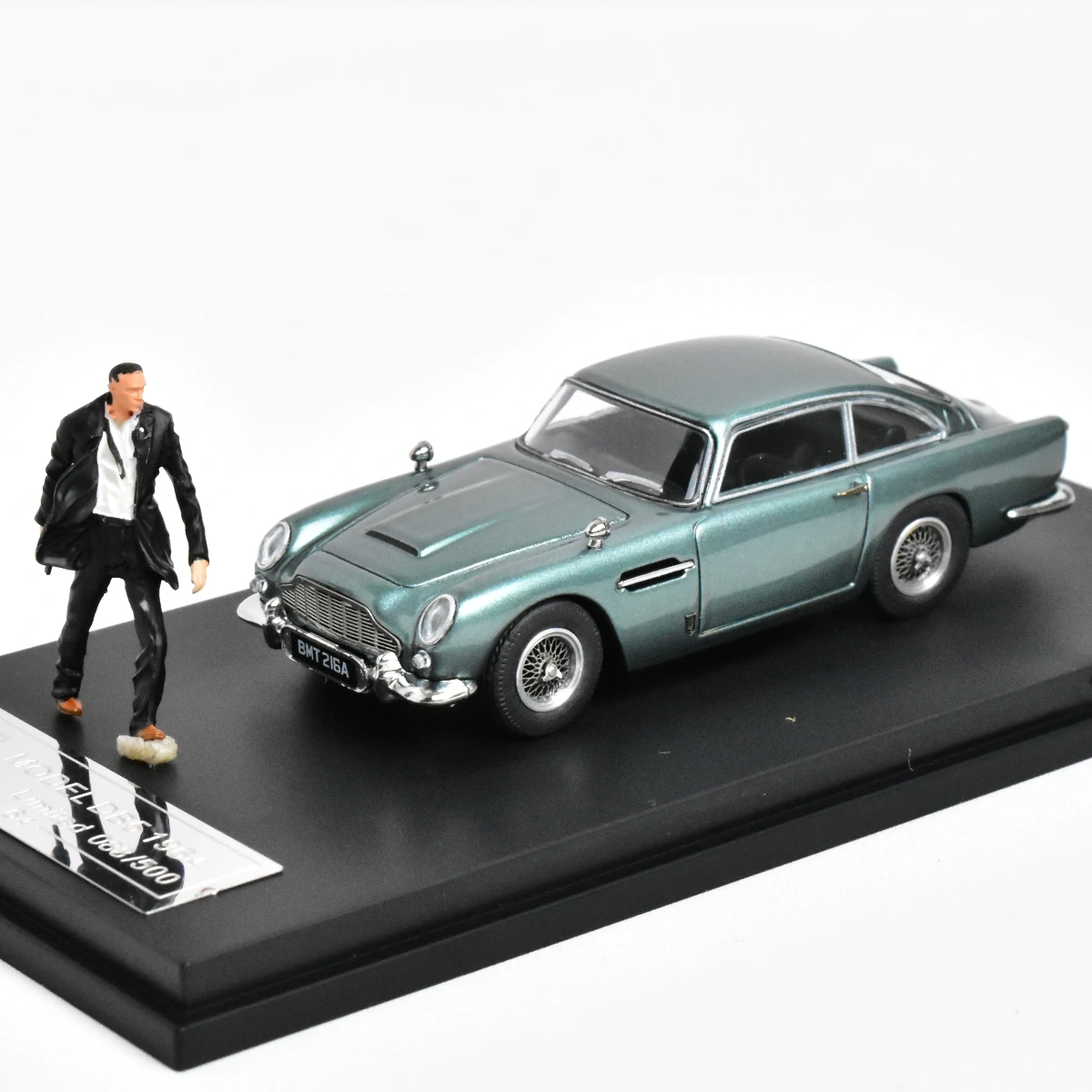 DB5 Diecast Model Car 1:64 Scale Black 3 DB5 Diecast Model Car 1:64 Scale Black - Image 3