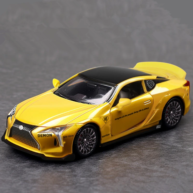 1:32 Scale Red Lexus LC500 Diecast Model 8 1:32 Scale Red Lexus LC500 Diecast Model - Image 8