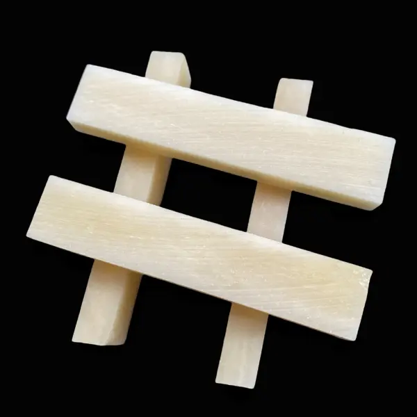 Camel Bone Guitar Nuts Set of 4 Unbleached 55mm - Image 3