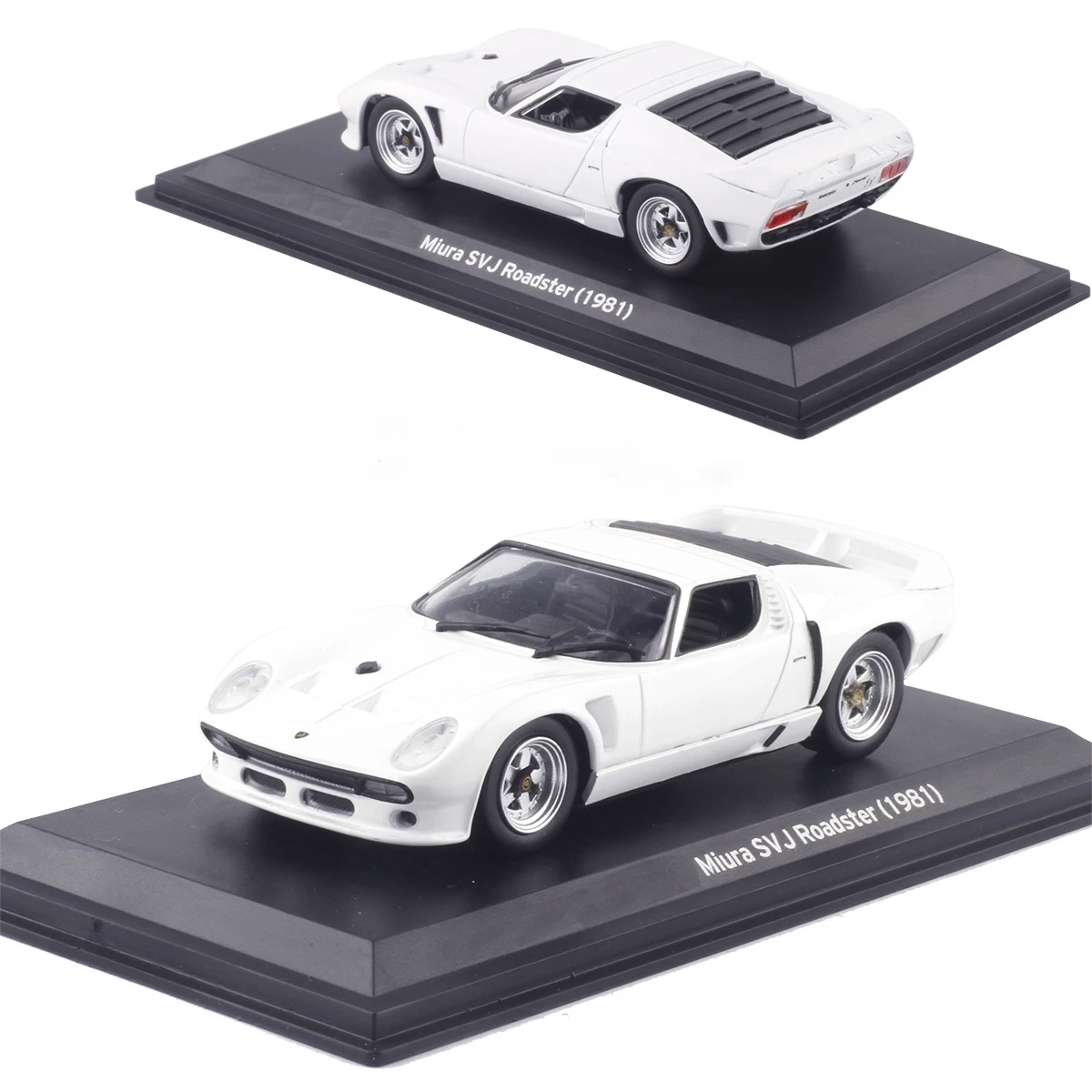 1981 MIURA SV Diecast Model in White 8 1981 MIURA SV Diecast Model in White - Image 8