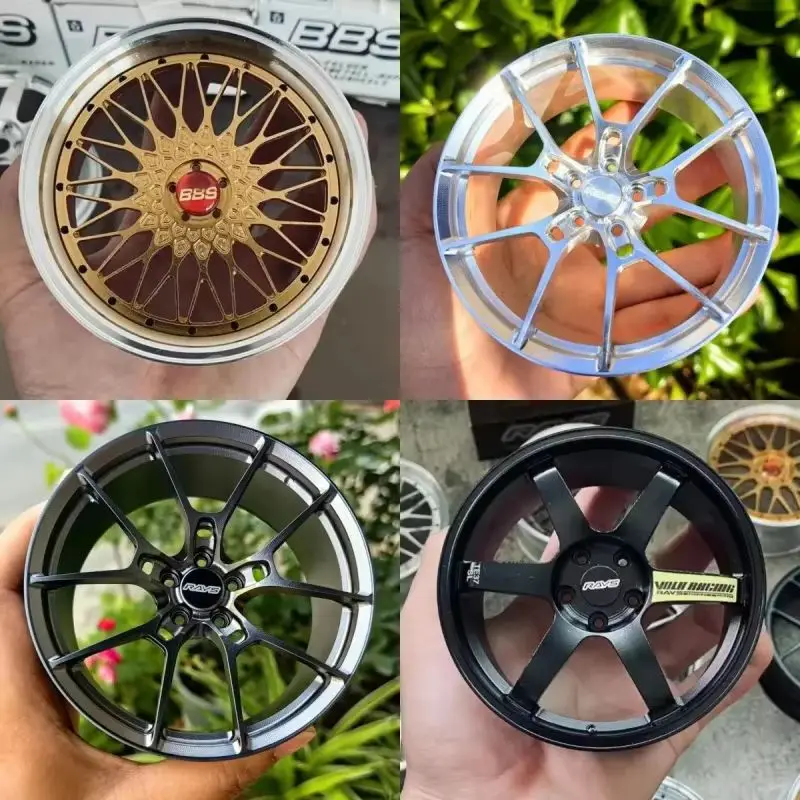 Metal Wheel Hub Display Model 100mm Aluminum 2 Metal Wheel Hub Display Model 100mm Aluminum - Image 2