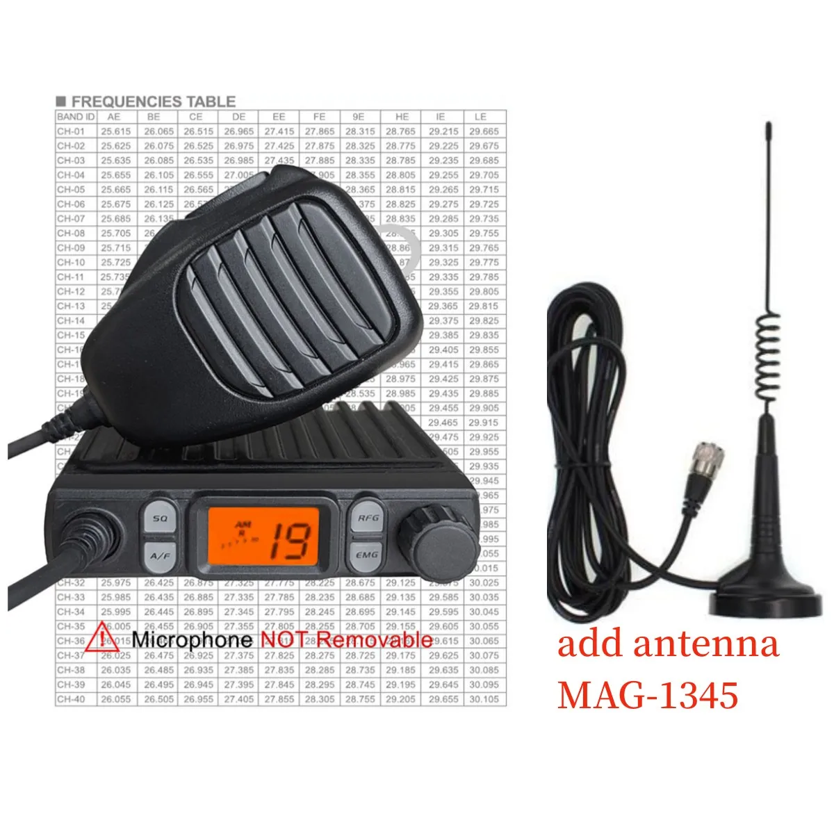 ANYSECU CB925 Mini CB Radio 25.615-30.105MHz 7 ANYSECU CB925 Mini CB Radio 25.615-30.105MHz - Image 7