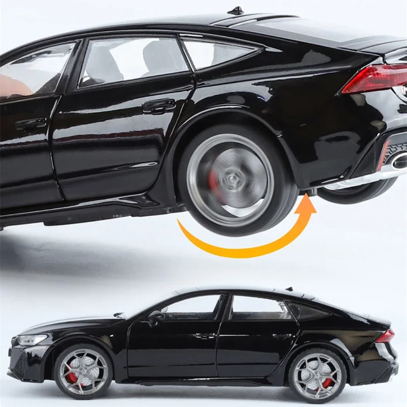 Audi RS7 Coupe Diecast Model 1:24 White 6 Audi RS7 Coupe Diecast Model 1:24 White - Image 6