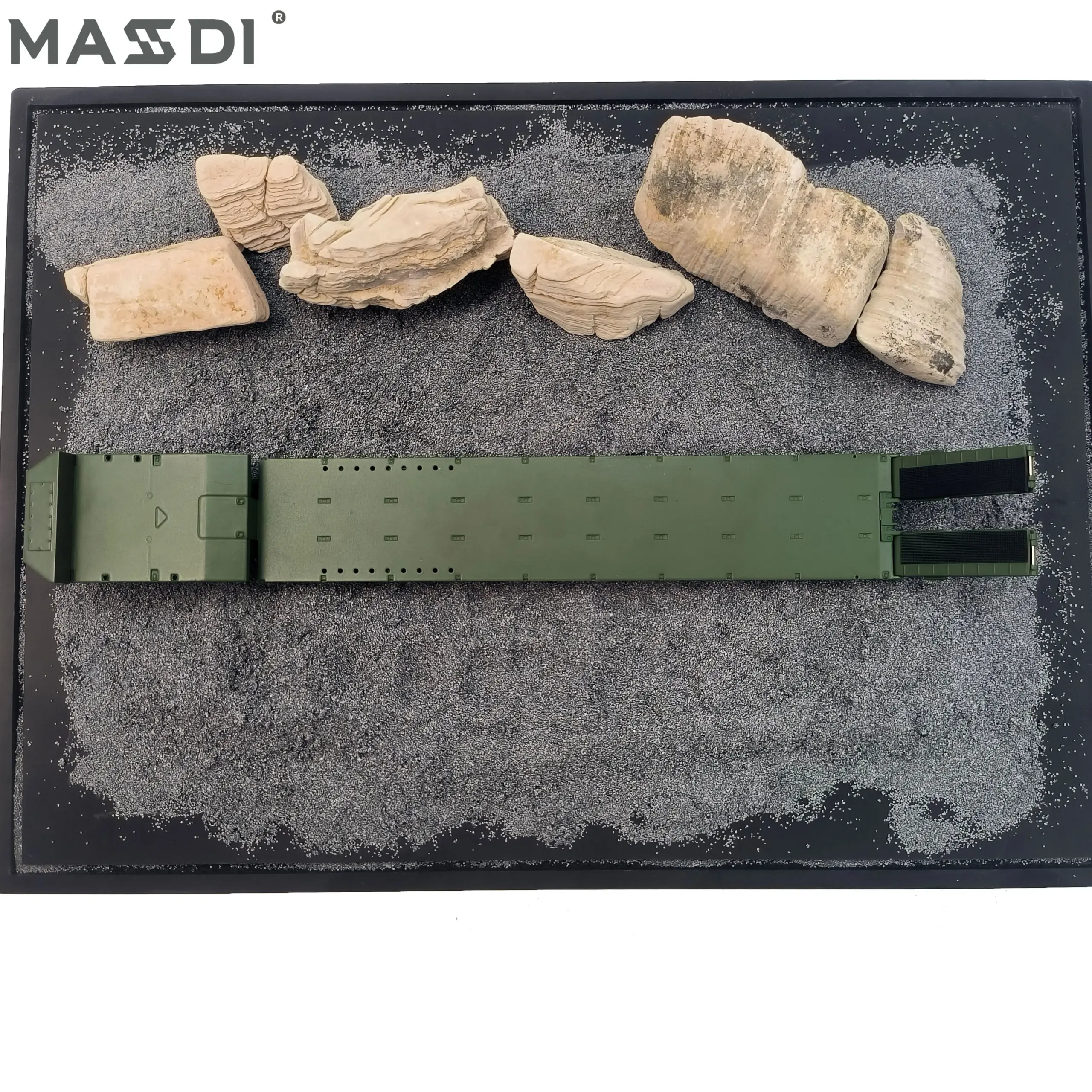 Blue Alloy Truck and Trailer Model Collectible 4 Blue Alloy Truck and Trailer Model Collectible - Image 4