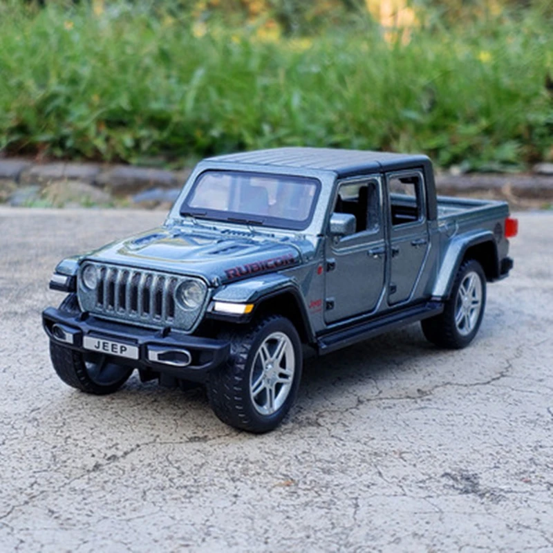 1:32 Scale Red Jeep Wrangler Gladiator Model 6 1:32 Scale Red Jeep Wrangler Gladiator Model - Image 6