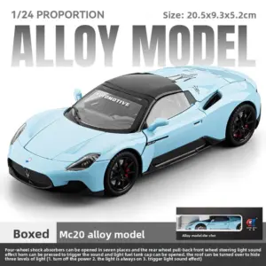 MC20 Convertible Sports Car Diecast Model 1:24 19 S6ca87384296b40b79160cfbd4c9481e5U 2