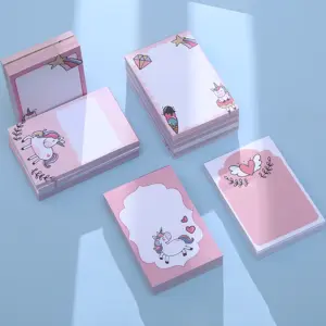 Rainbow Unicorn Memo Pad with 50 Sheets 25 S6cd1689a59544d86bffc8fd987c75e4aK