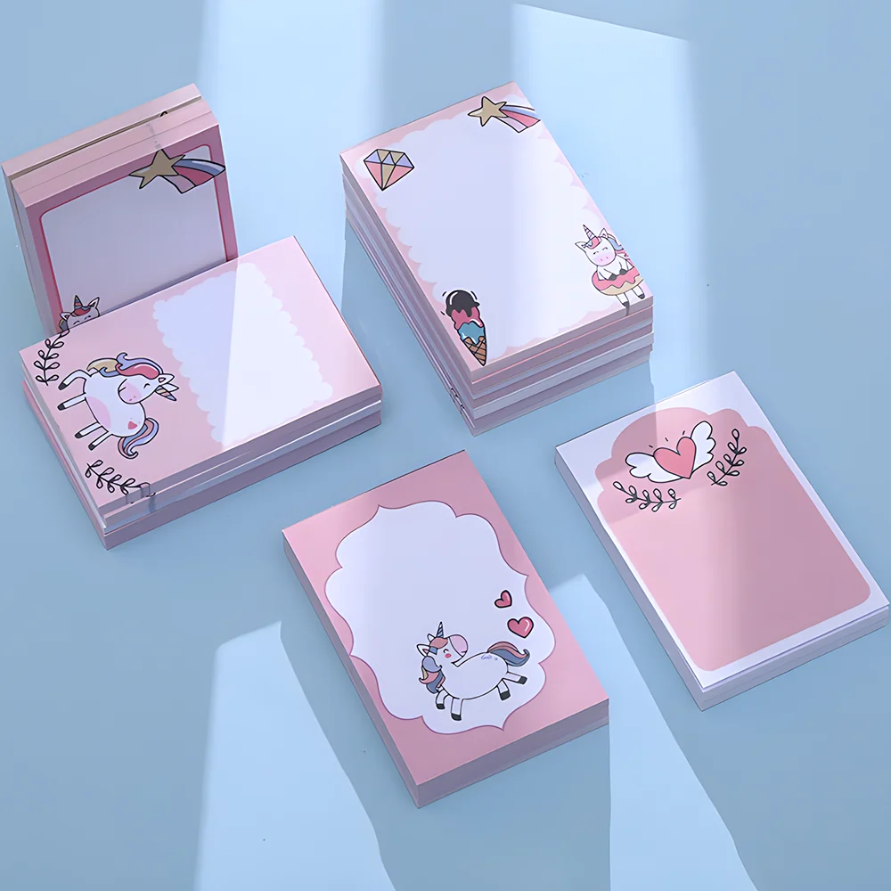 Rainbow Unicorn Memo Pad with 50 Sheets 3 Rainbow Unicorn Memo Pad with 50 Sheets - Image 3