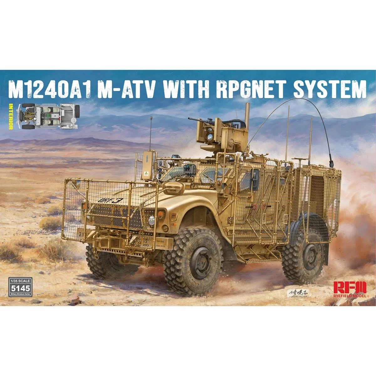RM-5145 M-ATV Model Kit 1:35 Scale Assembly 6 RM-5145 M-ATV Model Kit 1:35 Scale Assembly - Image 6
