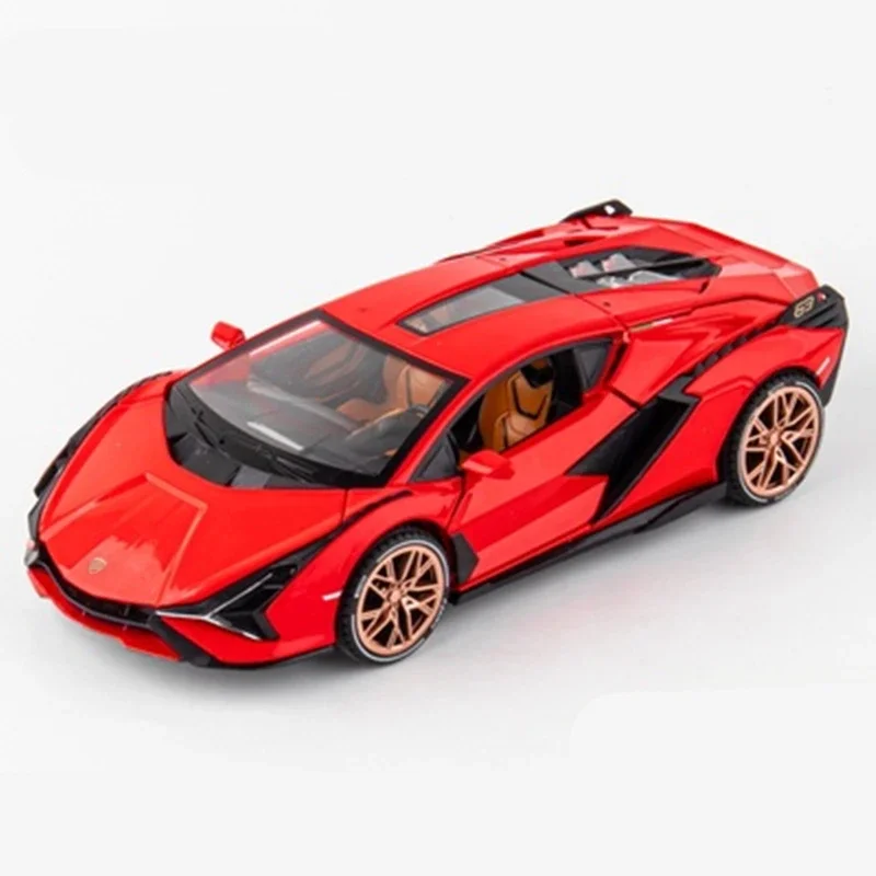 1:32 Matte Olive Green Lamborghini Diecast Model 7 1:32 Matte Olive Green Lamborghini Diecast Model - Image 7