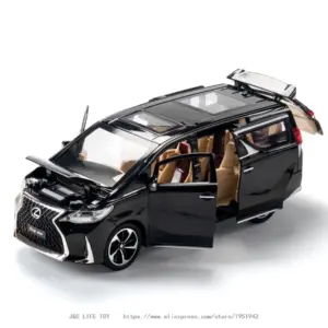 1:24 Lexus LM300H Model Car Black Alloy Diecast 13 S6dc50c8893e049c7bf46b39bfdd3043dJ