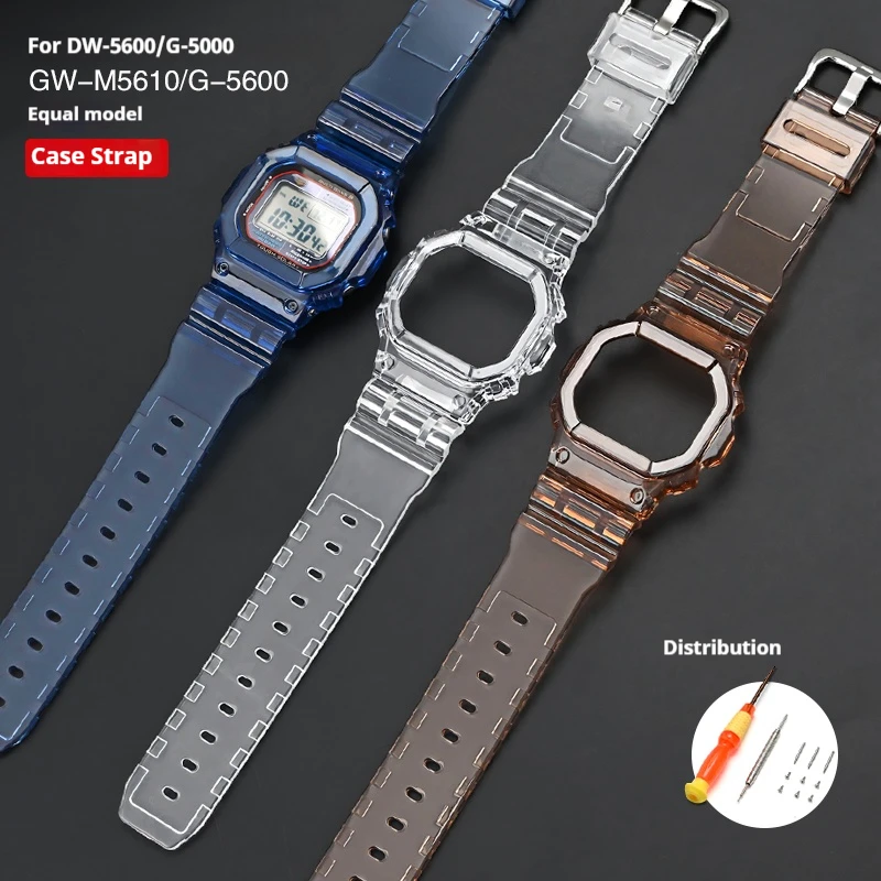 Translucent Green Strap for Casio G-Shock Models 4 Translucent Green Strap for Casio G-Shock Models - Image 4