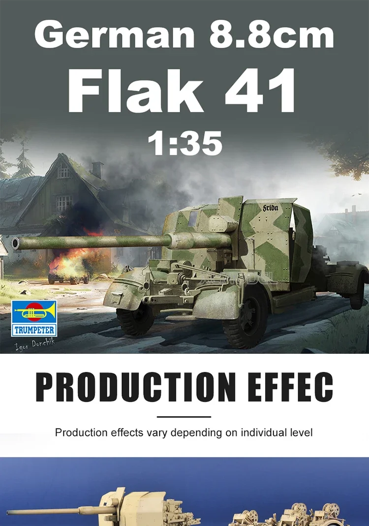 Flak 41 88mm Anti Aircraft Gun Model Kit 6 Flak 41 88mm Anti Aircraft Gun Model Kit - Image 6