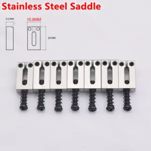 Premium Electric Guitar Bridge with Saddles 42 S6e348a0c521047f7bb0330d7e62b1eea4