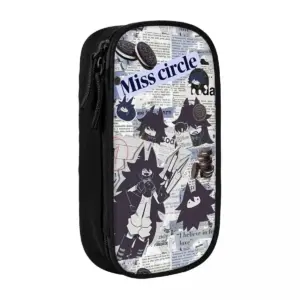 Miss Circle Cartoon Pencil Case in Three Colors 17 S6e7b861b51ed4313b7dcde8f6e234325a