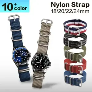 Vibrant Orange NATO Watchband Strap 18-24mm 9 S6e7bee10ec42411abc1e6b767a7e4936D 16