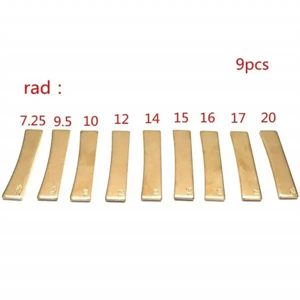 Guitar Radius Fret Press Inserts Set of 9 - Image 15
