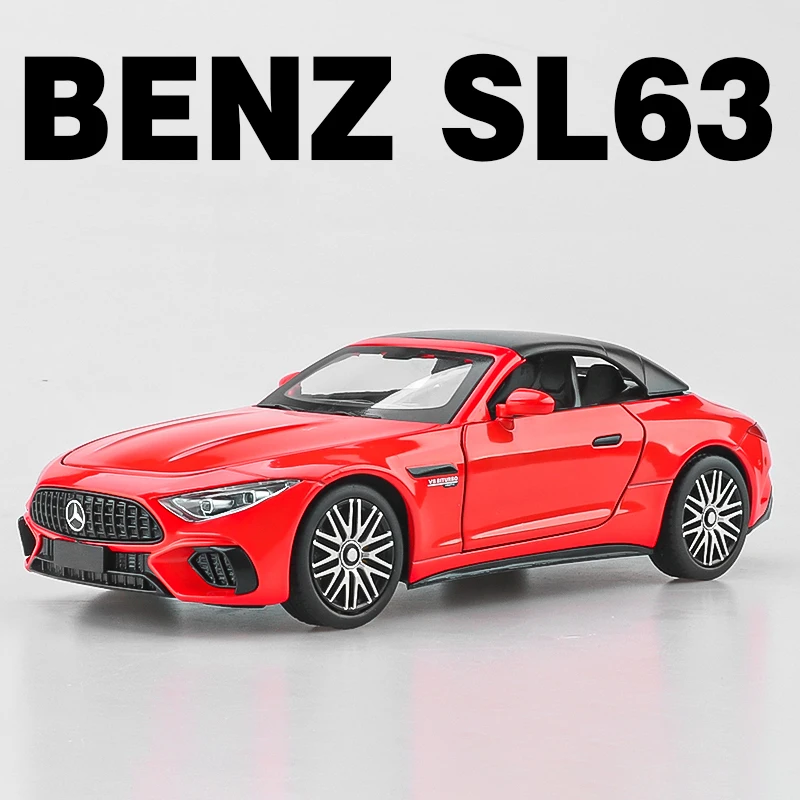 1:24 Scale Diecast Benz SL63 AMG Model 5 1:24 Scale Diecast Benz SL63 AMG Model - Image 5