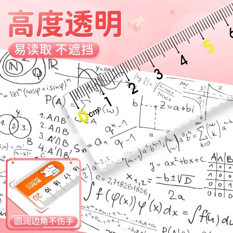 Colorful Plastic Rulers Set for Students 3 Colorful Plastic Rulers Set for Students - Image 3