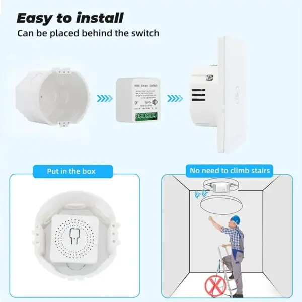 16A WiFi Smart Switch Module with Tuya Control - Image 6