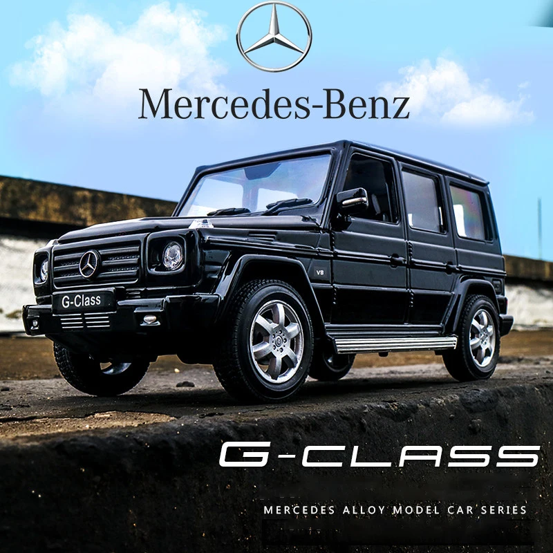 WELLY 1:24 Black Mercedes-Benz G-Class G500 Model 2 WELLY 1:24 Black Mercedes-Benz G-Class G500 Model - Image 2