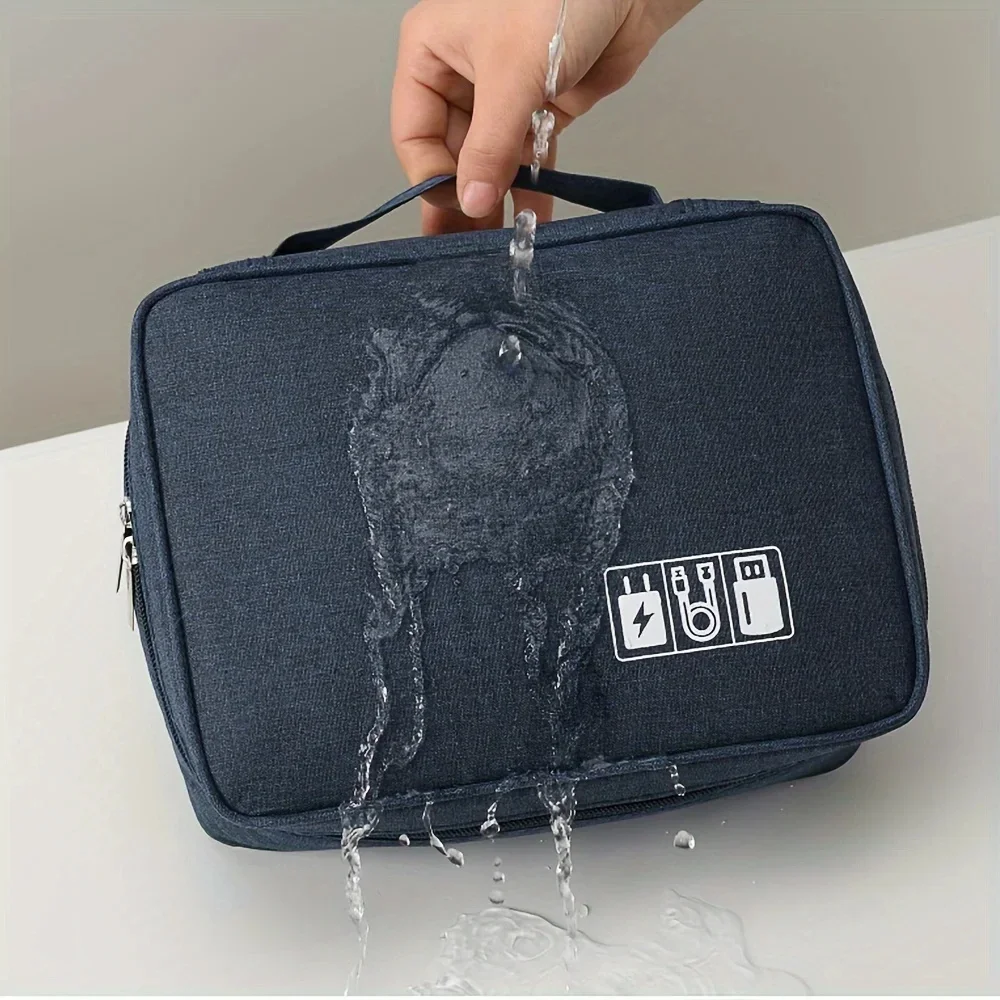 Waterproof Cable Organizer Bag for Travel 4 Waterproof Cable Organizer Bag for Travel - Image 4