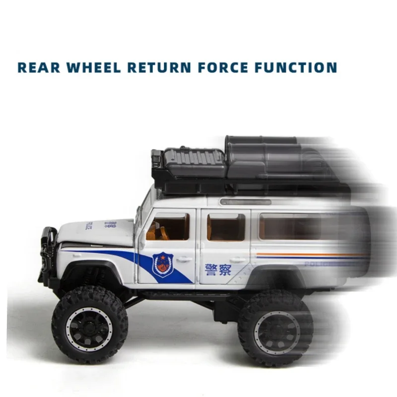 1:32 Scale Land Rover Defender Police Model 6 1:32 Scale Land Rover Defender Police Model - Image 6