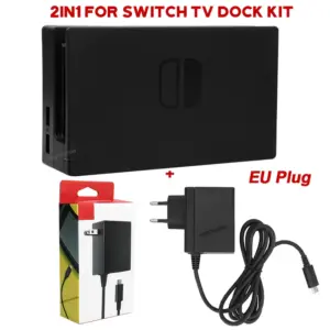 NS Switch TV Dock with AC Adapter Bundle