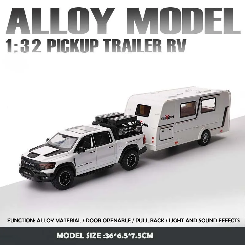 Dodge Mammoth 1:32 Diecast Model with Trailer 9 Dodge Mammoth 1:32 Diecast Model with Trailer - Image 9