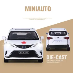 1:24 Scale Blue Toyota Sienna Diecast Model 12 S70e89a2580114b44a6bdcd19cea0f2e8T