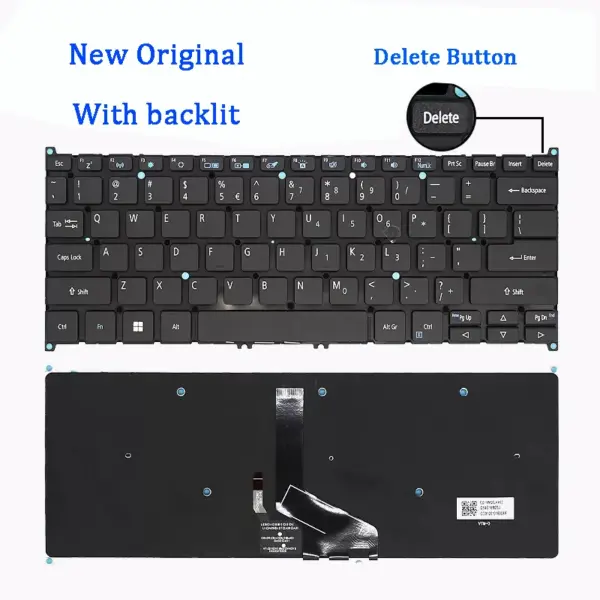 Original Laptop Keyboard for Acer N19C4 N19H4 SF314 - Image 8