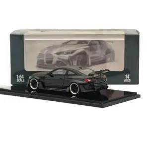 STREET WARRIOR SW 1:64 M4 Black Diecast Car 8 S7134f8b2ca264636925a07ef4b03fa5bx