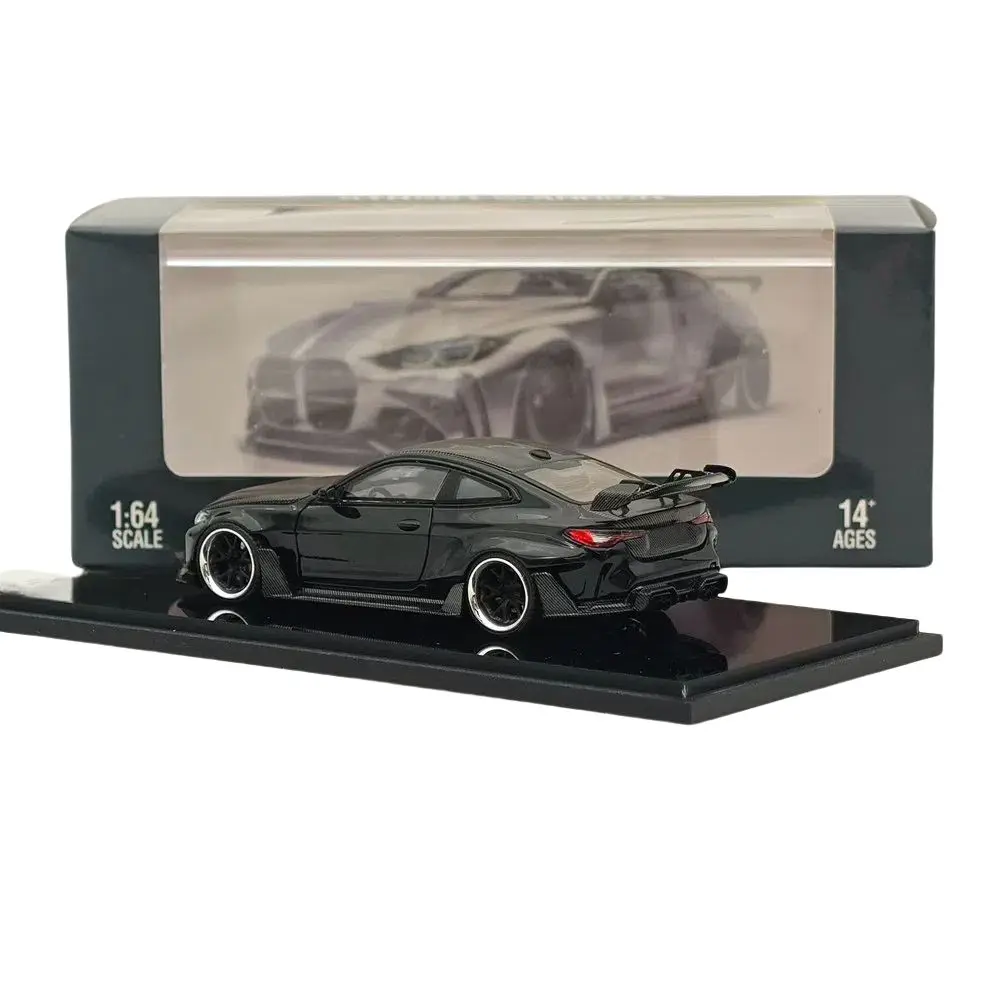 STREET WARRIOR SW 1:64 M4 Black Diecast Car 3 STREET WARRIOR SW 1:64 M4 Black Diecast Car - Image 3