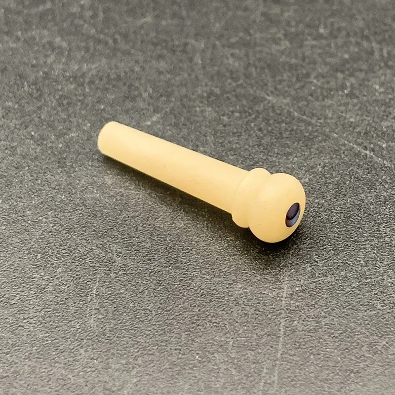 Natural Bone Bridge Pins Set for Acoustic Guitar 3 Natural Bone Bridge Pins Set for Acoustic Guitar - Image 3