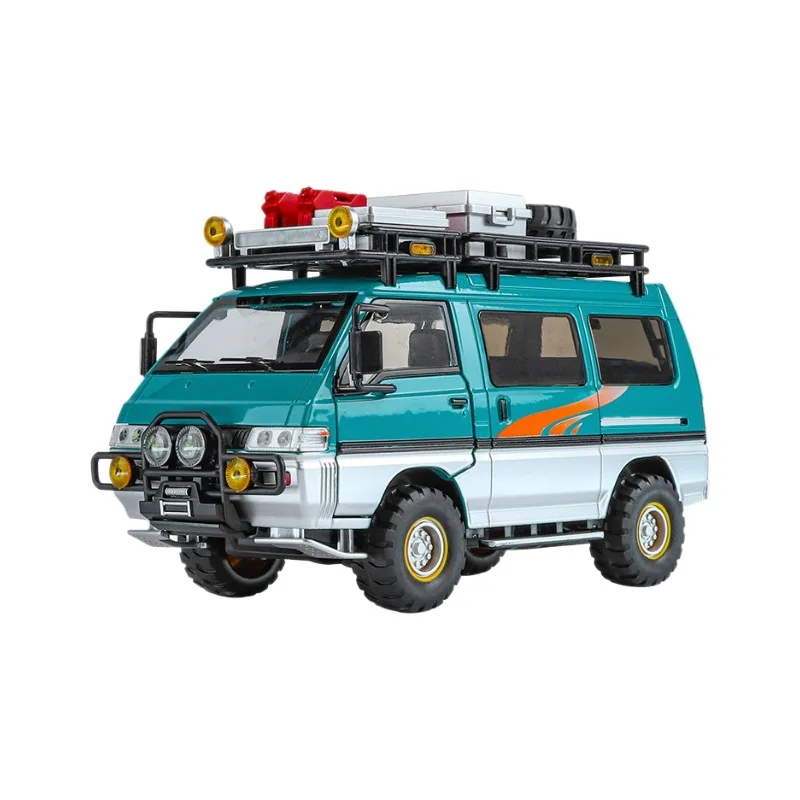 1:24 Mitsubishi Delica Diecast Model in Turquoise 8 1:24 Mitsubishi Delica Diecast Model in Turquoise - Image 8