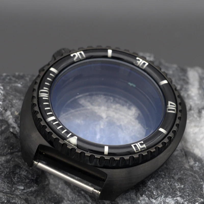 Black 6105 6309 Turtle Abalone Watch Case 3 Black 6105 6309 Turtle Abalone Watch Case - Image 3