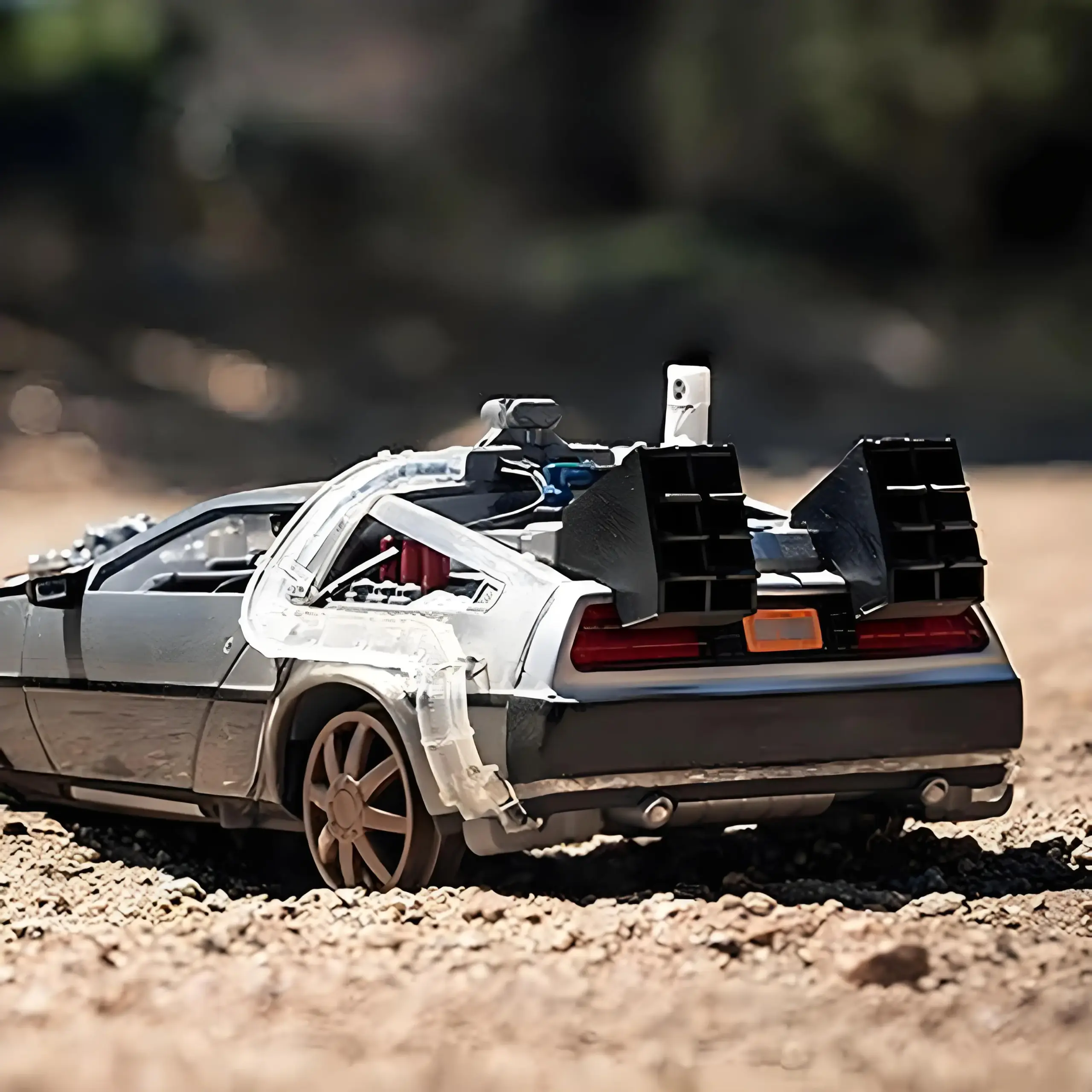 DeLorean DMC-12 1:24 Scale Diecast Model 4 DeLorean DMC-12 1:24 Scale Diecast Model - Image 4