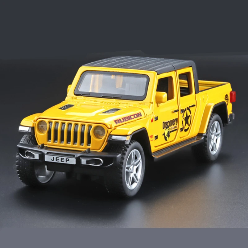 1:32 Scale Red Jeep Wrangler Gladiator Model 8 1:32 Scale Red Jeep Wrangler Gladiator Model - Image 8