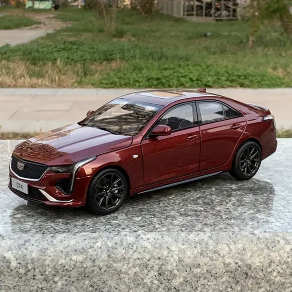 1/18 Scale Red GM CT4 Diecast Model Car - Image 7