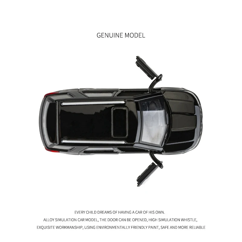 1:36 Scale Ford Explorer Diecast Model Black 2 1:36 Scale Ford Explorer Diecast Model Black - Image 2