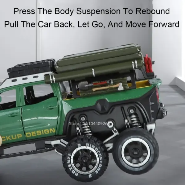 1:28 Scale UNIMOG Motorhome X-Class Model - Image 3