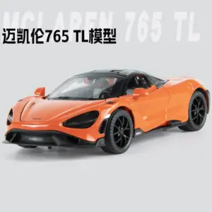 1:32 McLaren 765LT Diecast Model Car Gray 16 S743821f8bc78417b981b1b5ecfdcfe4cD