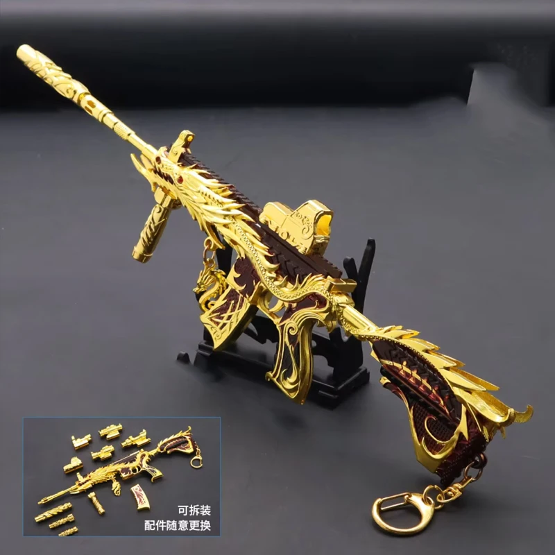 M416 PUBG Toy Gun Keychain 21CM Metal Model 8 M416 PUBG Toy Gun Keychain 21CM Metal Model - Image 8