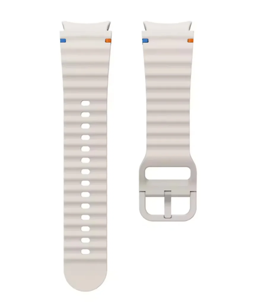 Vibrant Orange Silicone Band for Galaxy Watch 6 Vibrant Orange Silicone Band for Galaxy Watch - Image 6