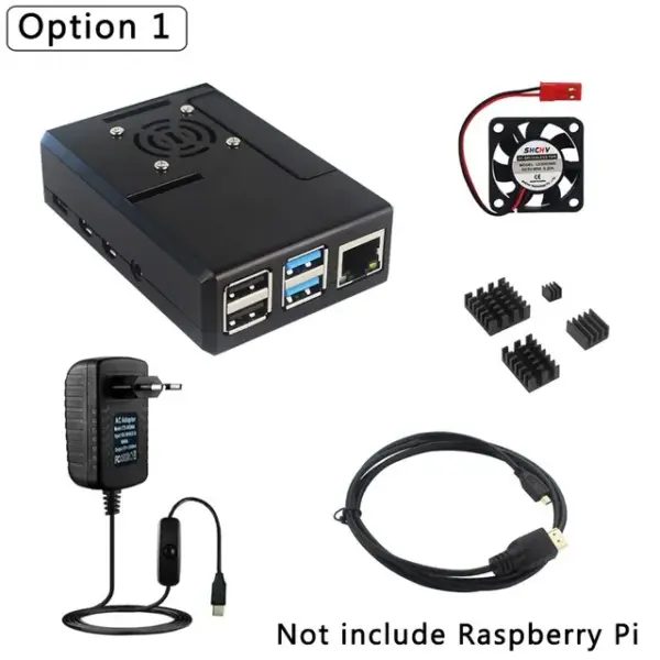 Raspberry Pi 4 Model B ABS Case Kit - Image 10