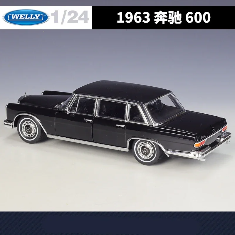 WELLY 1:24 Mercedes-Benz 600 Classic Model 6 WELLY 1:24 Mercedes-Benz 600 Classic Model - Image 6