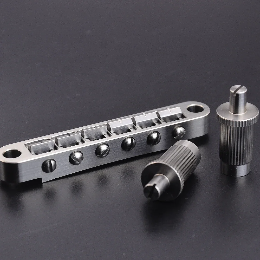 Titanium Alloy Tune-O-Matic Bridge for LP SG 6 Titanium Alloy Tune-O-Matic Bridge for LP SG - Image 6