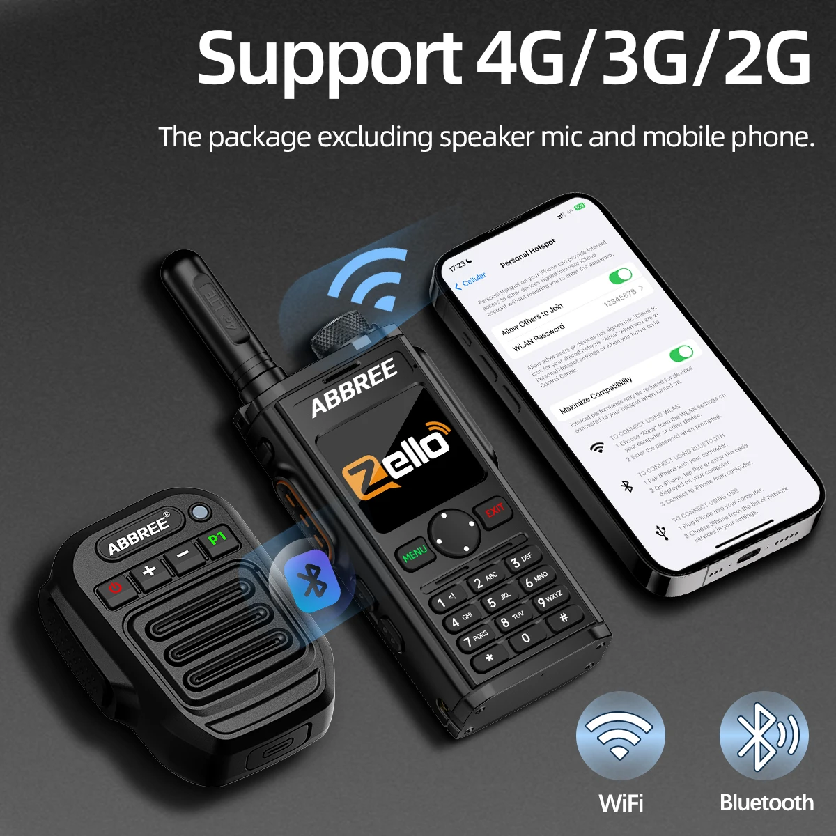 ABBREE GP-298 Walkie Talkie with 5000 mAh Battery 6 ABBREE GP-298 Walkie Talkie with 5000 mAh Battery - Image 6